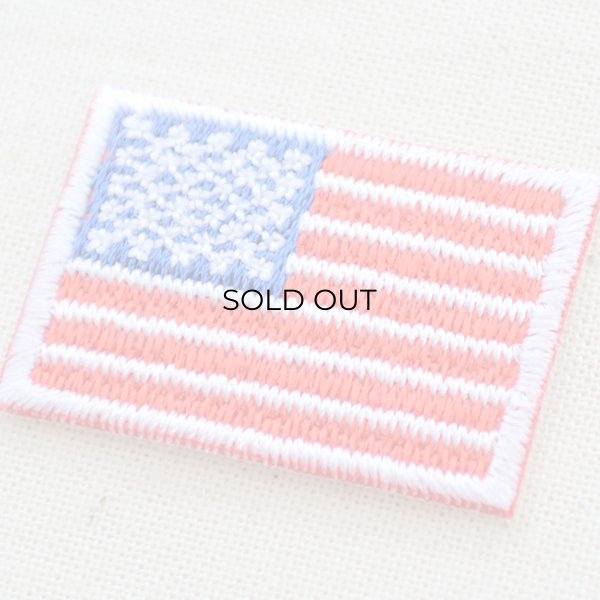 ミニワッペン アメリカ国旗 星条旗(SSサイズ) アメリカンフラッグ USA Flag WN0007US-SS