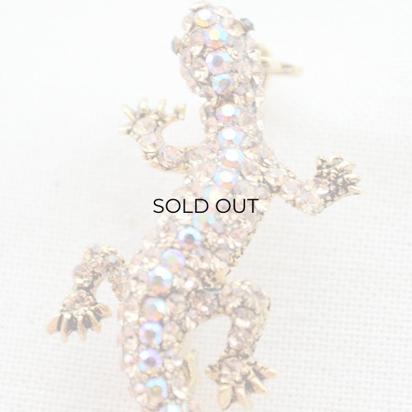 画像2: メタルブローチ Lizard トカゲ (2)