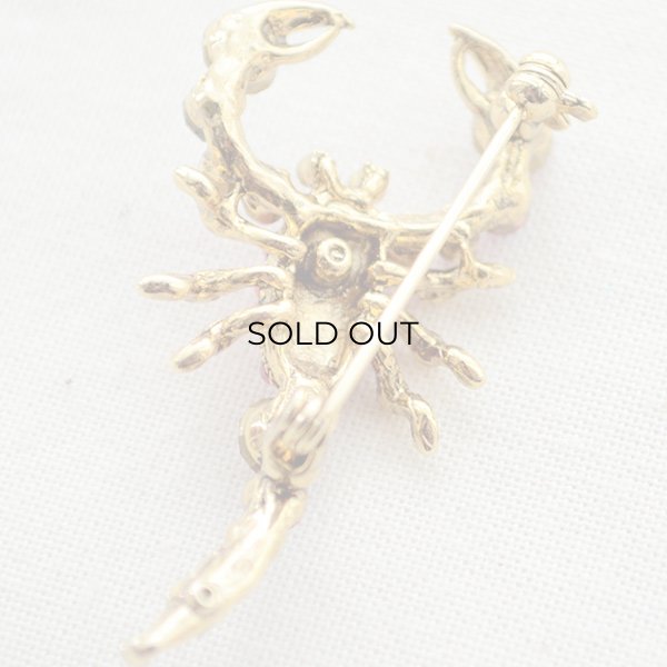 画像4: メタルブローチ Scorpion サソリ (4)