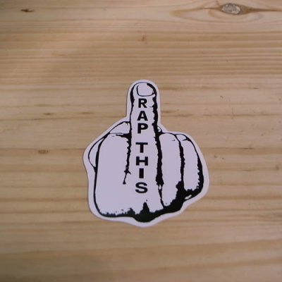 画像1: ステッカー/シール RAP THIS
