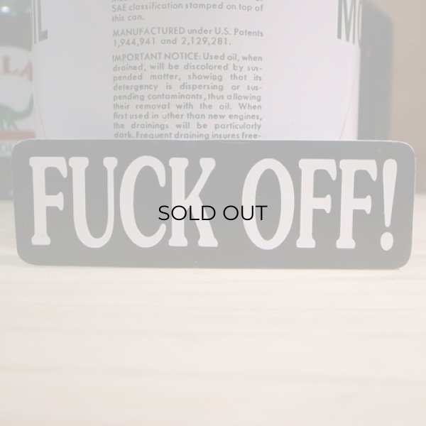 画像1: ステッカー　FUCK OFF (1)