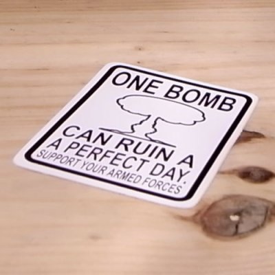 画像1: ステッカー/シール ONE BOMB