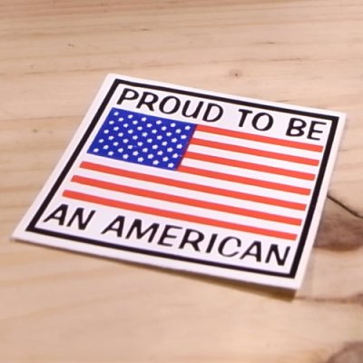 画像1: ステッカー/シール AN AMERICAN