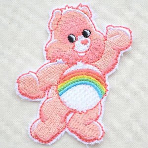 画像1: ワッペン ケアベア CareBear(くま/ピンク)