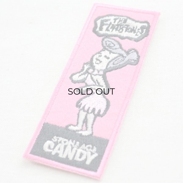 画像2: ワッペン 原始家族フリントストーン ウィルマ(ピンク) (2)