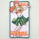 ワッペン フラ ハイガール Hula Hi Girl