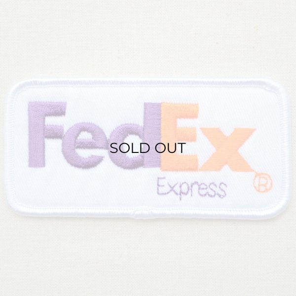 画像1: ロゴワッペン FedEX Express フェデックス エクスプレス (1)