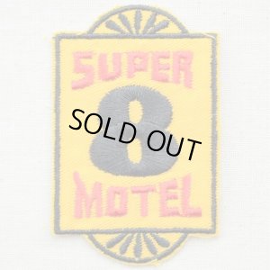 画像1: ロゴワッペン Super 8 Motel スーパーエイトモーテル