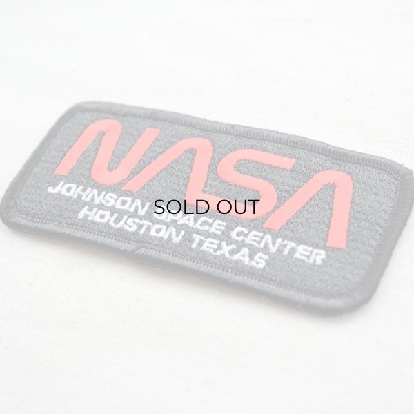 画像2: ロゴワッペン NASA ナサ(ブラック&レッド/レクタングル) (2)