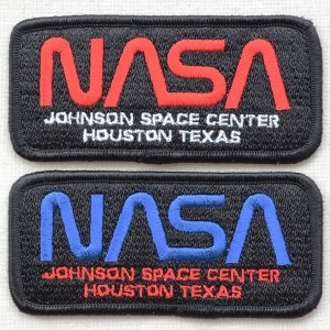 画像4: ロゴワッペン NASA ナサ(ブラック&レッド/レクタングル)