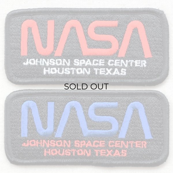画像4: ロゴワッペン NASA ナサ(ブラック&レッド/レクタングル) (4)