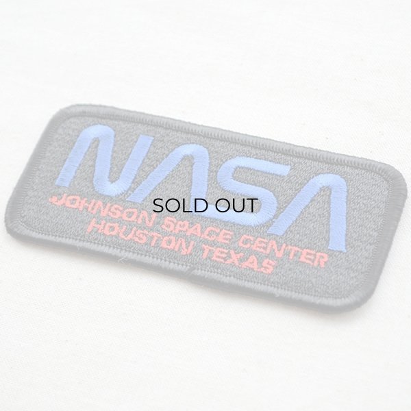画像2: ロゴワッペン NASA ナサ(ブラック&ブルー/レクタングル) (2)