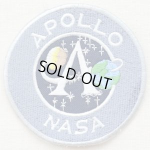 画像1: ロゴワッペン アポロナサ APOLLO NASA(Mサイズ)