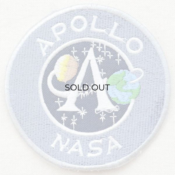画像1: ロゴワッペン アポロナサ APOLLO NASA(Mサイズ) (1)