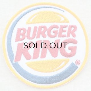 ロゴワッペン Burger King バーガーキング(ラウンド) | ワッペン