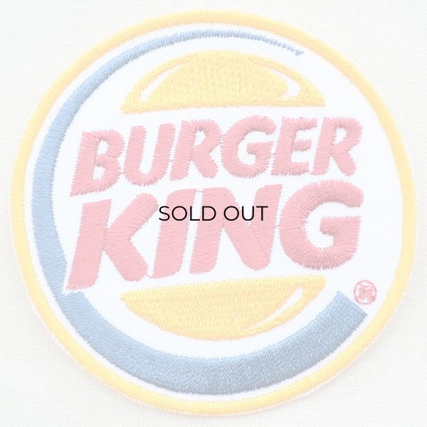 画像1: ロゴワッペン Burger King バーガーキング(ラウンド) (1)