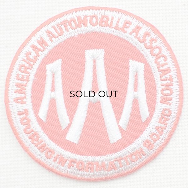 画像1: ロゴワッペン AAA アメリカ自動車協会 トリプルエー (1)