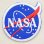 画像1: ロゴワッペン NASA ナサ(ブルー/ラウンド) (1)