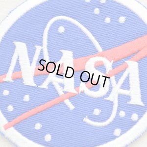 画像2: ロゴワッペン NASA ナサ(ブルー/ラウンド)