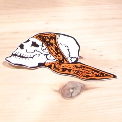 画像1: ステッカー/シール SKULL RIDER