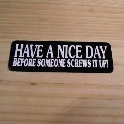 画像1: ステッカー HAVE A NICE DAY