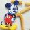 画像2: ワッペン ディズニー ミッキーマウス アルファベット(K/イエローゴールド) (2)