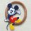 画像1: ワッペン ディズニー ミッキーマウス アルファベット(O/ブラウン) (1)