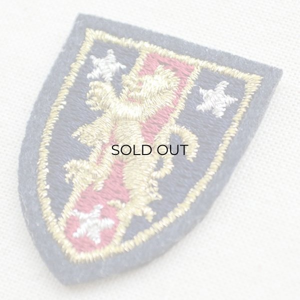 画像2: ミニエンブレムワッペン ライオン(ネイビー) (2)