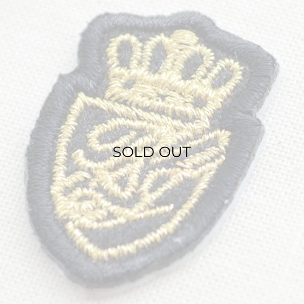 画像2: ミニエンブレムワッペン クラウン (2)