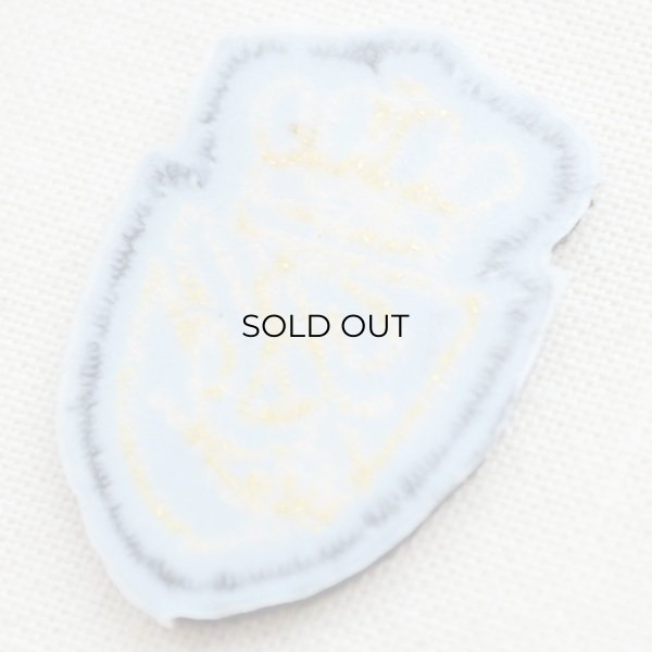 画像3: ミニエンブレムワッペン クラウン (3)