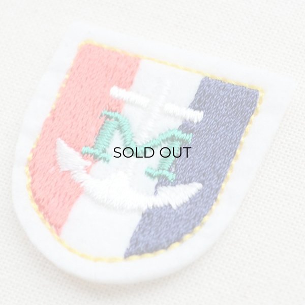 画像2: ミニエンブレムワッペン Mアンカー(トリコロール) (2)