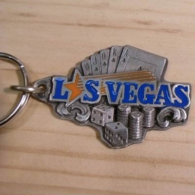 画像1: USAキーリング ラスベガス Las Vegas(アメリカ製)