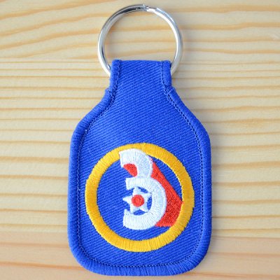 米軍放出品 チャレンジ 鍵 ミリタリー 空軍 エアフォース アメリカ軍 ミリタリーキーリング USエアフォース(第3アメリカ空軍) | ワッペン