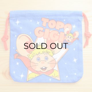 アメリカンキャラ巾着袋(S) トッポジージョ Topo Gigio | ワッペン