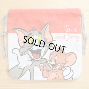 画像1: アメリカンキャラ巾着袋(S) トムとジェリー Tom and Jerry
