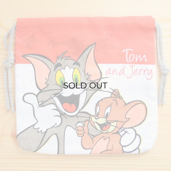 画像1: アメリカンキャラ巾着袋(S) トムとジェリー Tom and Jerry (1)