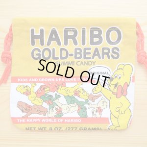画像1: アメリカンキャラ巾着袋(S) ハリボーグミ Haribo
