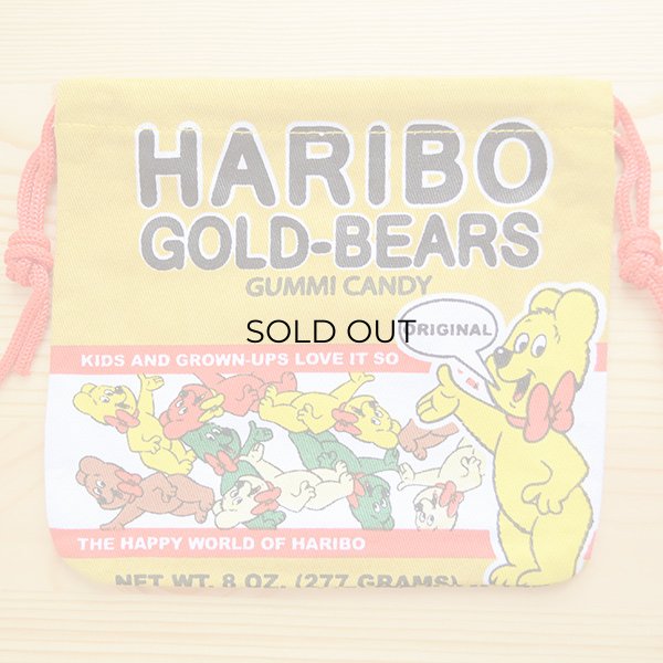 画像1: アメリカンキャラ巾着袋(S) ハリボーグミ Haribo (1)