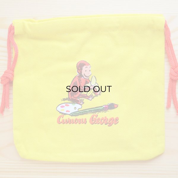 画像2: アメリカンキャラ巾着袋(S) おさるのジョージ Curious George (2)