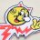 画像2: ワッペン Reddy Kilowatt レディキロワット(ダイカット) (2)