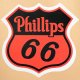 ガレージステッカー/シール フィリップス66 Phillips66