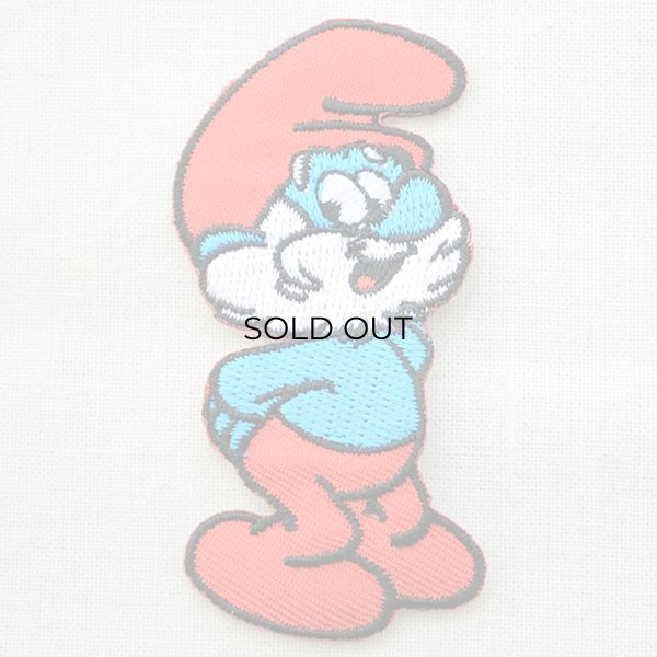 画像1: ワッペン パパスマーフ Papa Smurf (1)
