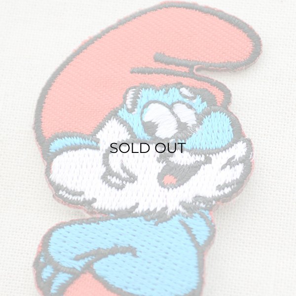 画像2: ワッペン パパスマーフ Papa Smurf (2)