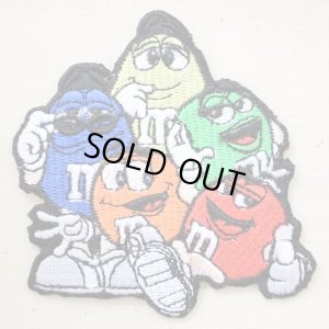 画像1: ワッペン M&M's エムアンドエムズ チョコレート(キャラダイカット)