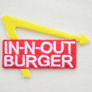 画像1: ロゴワッペン In-N-Out Burger インアンドアウトバーガー