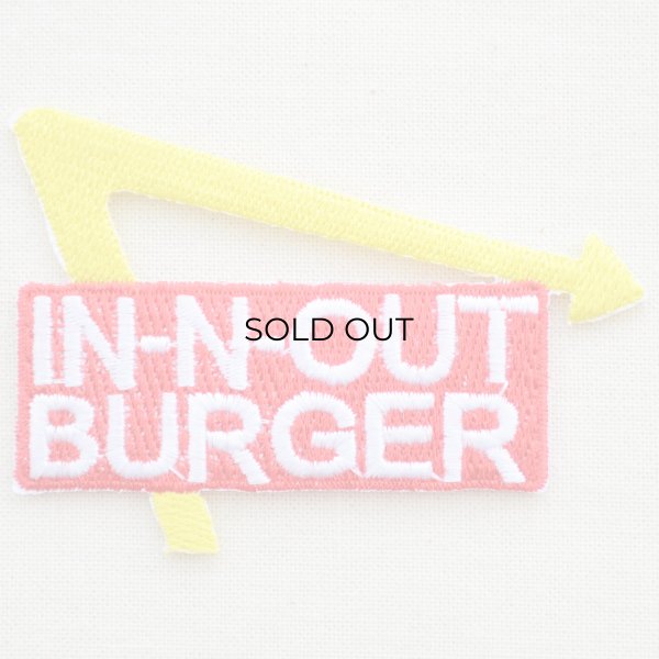 画像1: ロゴワッペン In-N-Out Burger インアンドアウトバーガー (1)
