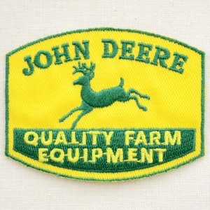 画像1: ロゴワッペン ジョンディア John Deere(Q.F.E)