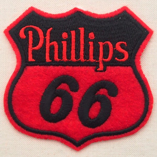 画像1: ロゴワッペン フィリップス66 Phillips66 (1)