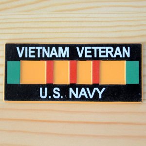 画像1: USAマグネット/磁石 ベトナムベテラン ネイビー(米海軍/アメリカ製)