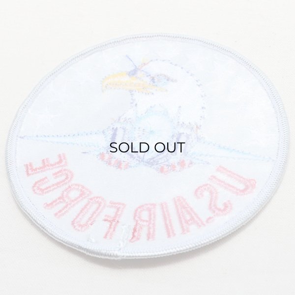 画像3: ミリタリーワッペン U.S.Air Force エアフォース アメリカ空軍(ワシ&戦闘機/ラウンド/L) (3)